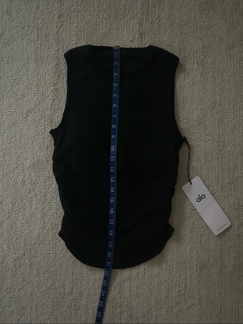 Alo, Ribbed En Pointe Tank - Picture 7 of 7